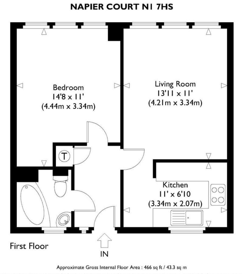 1 Bedroom Flat Close To City With Free Parking Arrangement Londres Exterior foto